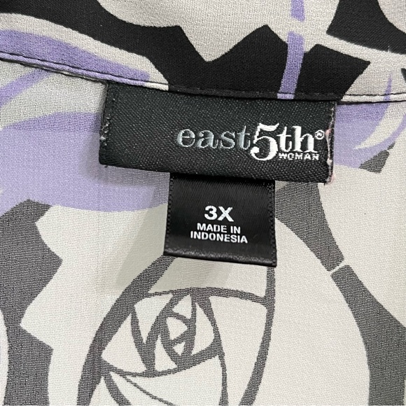 East5TH women’s - plus size floral print - Picture 2 of 16